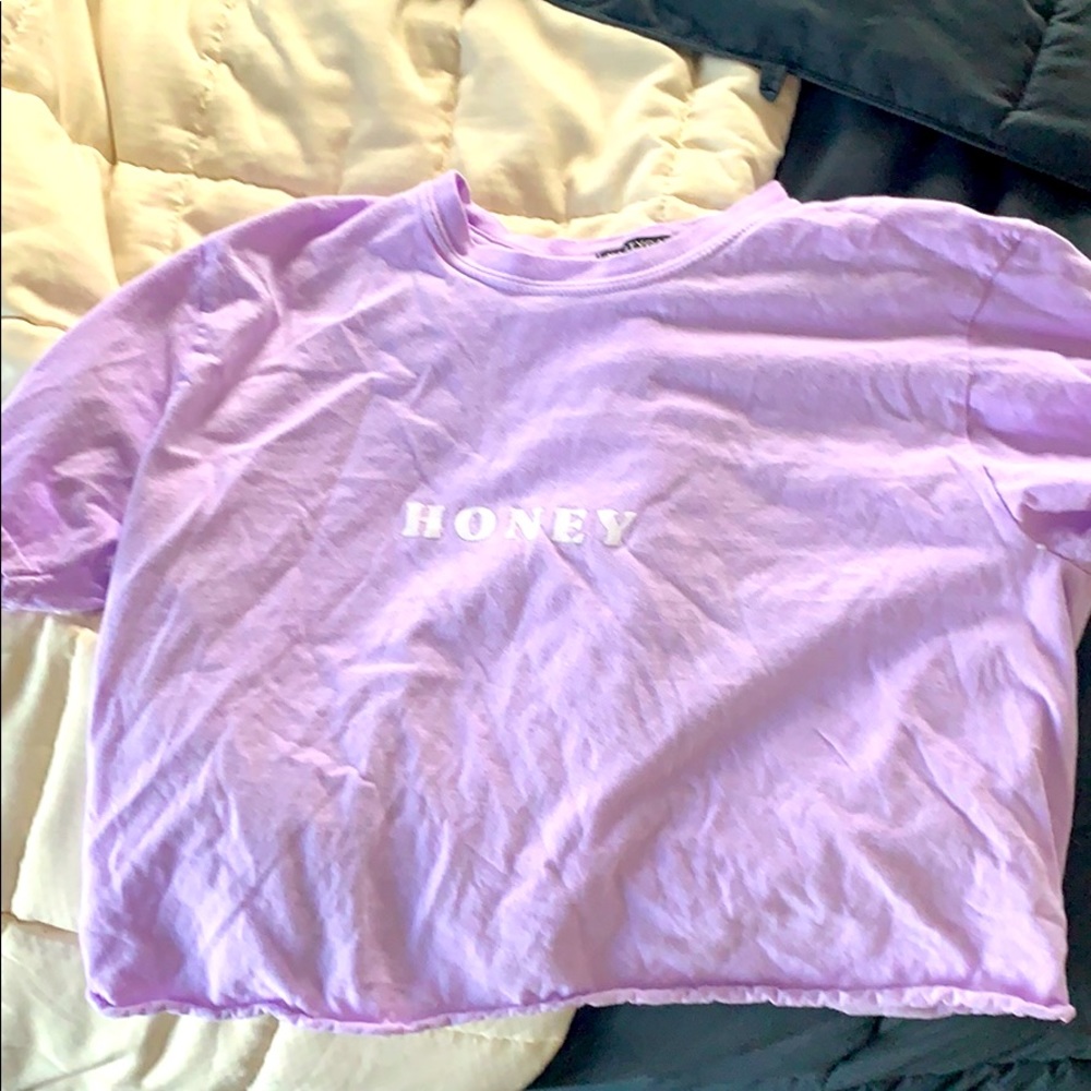 Cropped Honey T shirt
